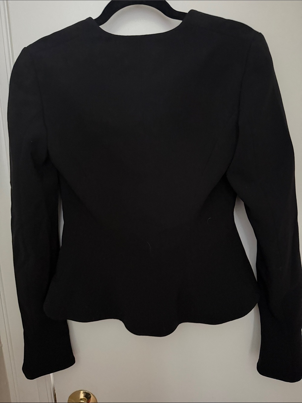 Ralph Lauren Black Feminine Button-Front Blazer - Picture 3 of 6